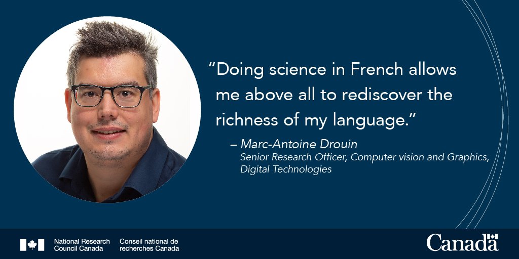 NRC_CNRC's tweet photo. Marc-Antoine Drouin is speaking at #AcfasC210 today! Here’s why the congress is important to him! #AcfasNRC #NRCDigitalTech https://t.co/eBGBKI1xdn