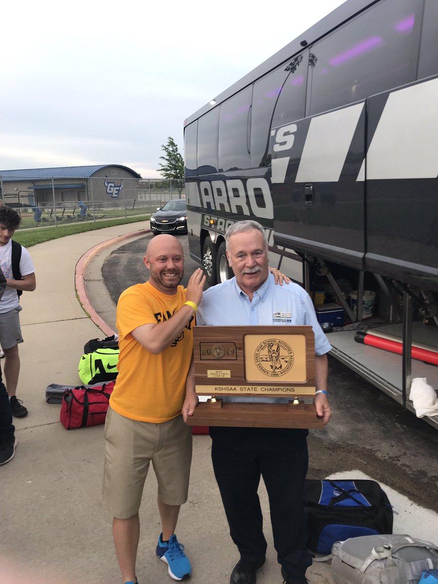 blazerstf's tweet photo. Bob Baldwin, ladies and gentlemen. The real MVP of this championship team. Tremendous bus driver who agreed to stay an extra night. Great guy! https://t.co/qIJuUCQKhn