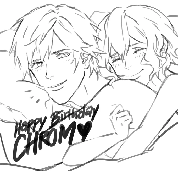 I FORGOT TO POST THE DRAWING I MADE LMAO HAPPY BIRTHDAY CHROM MY 5EVER TOP TIER HUSBANDO ???? #イーリス聖王クロム誕生祭2019 