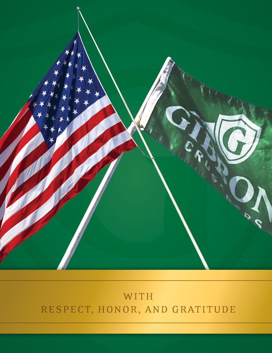 Alumni, parents, educators, and friends of Gibbons, who have sacrificed to serve our country, we are grateful for your service.
#GibbonsGrateful
<a href="/Gibbons_SOS/">Serving Our Soldiers</a>
@CGPrayerCRU 
<a href="/history_cghsnc/">Gibbons History Club</a>