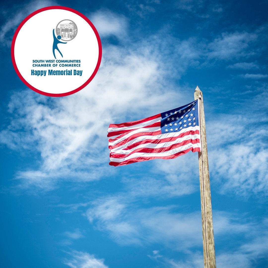 SWChamberofComm's tweet photo. Happy Memorial Day from South West Communities Chamber of Commerce. 

"A hero is someone who has given his or her life to something bigger than oneself." — Joseph Campbell https://t.co/O751Lg6K15