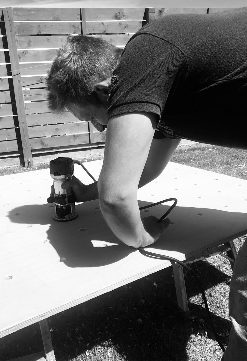 TheWorkShop5b's tweet photo. Measure twice! Cut once!
Our talented carpenter has been busy this Bank Holiday weekend. Small and large peg boards are in production and now available to order. You can organise and display practically anything with these peg boards. So versatile for home, work or retail space! https://t.co/v5xJpjnasq