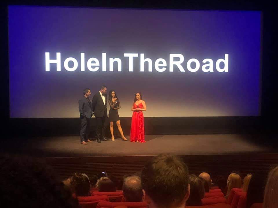 Thank you everyone for this amazing evening at @bafta that I was hosting, congrats all the filmmakers, you've been wonderful!!🤗🤗💃🏻😎 #films #creativity #art #bafta  #screenings #romanoffpictures #redlips #actorslife #shooting #presenting #womeninfilm