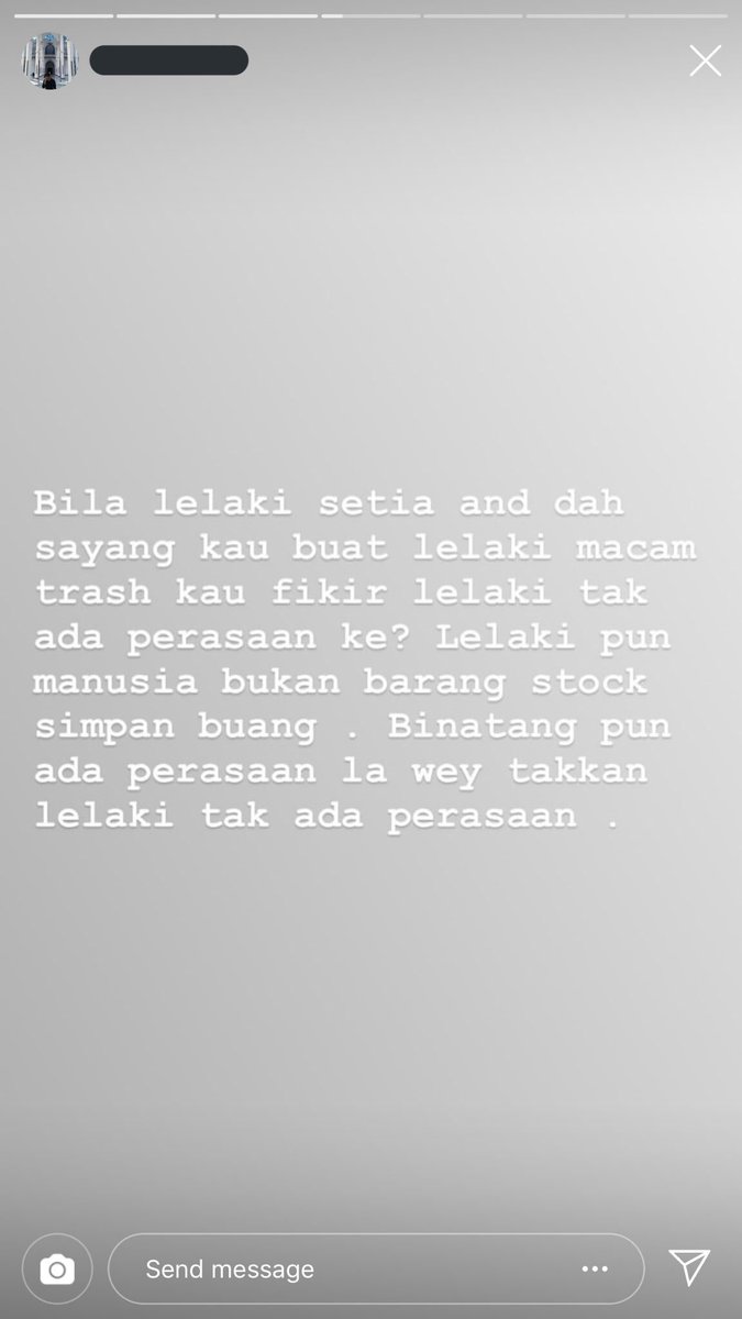 IrwanaNaqiyah_'s tweet photo. The point is, kenapa wujud lagi perempuan macam ni? Susah ke nak appreciate orang, ni belakang curang dengan EX. Kesian kawan aku dah bertahun in relay dengan kau, last last belakang kau buat sampah 😡 #bothgenderaretrash #cedey https://t.co/UUMuTzG5ge