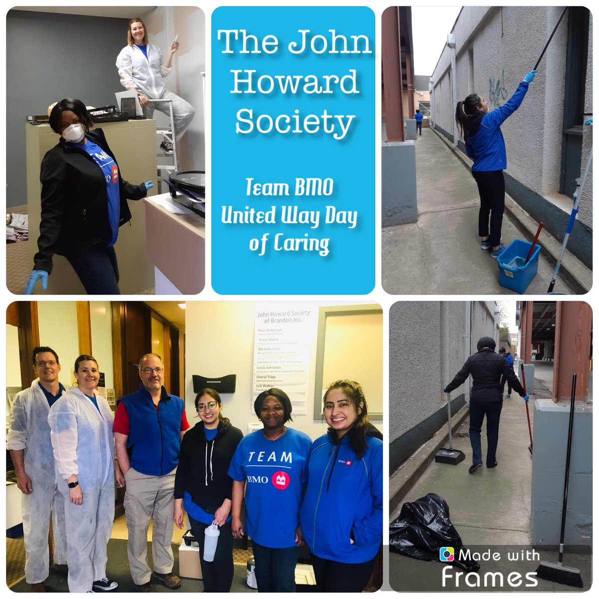 Thank you to Brandon United Way for having Team <a href="/BMO/">BMO</a> participate in the Annual Day of Caring. We a great time at the Samaritan House and the John Howard Society. Thanks all org’s for what you do for our city
<a href="/SHM_Brandon/">Samaritan House</a> <a href="/JohnHoward_Can/">John Howard Society</a> <a href="/JHSofMB/">JohnHowardSocietyMB</a> <a href="/UnitedWayBdn/">United Way Brandon</a> #ProudToWorkaAtBMO