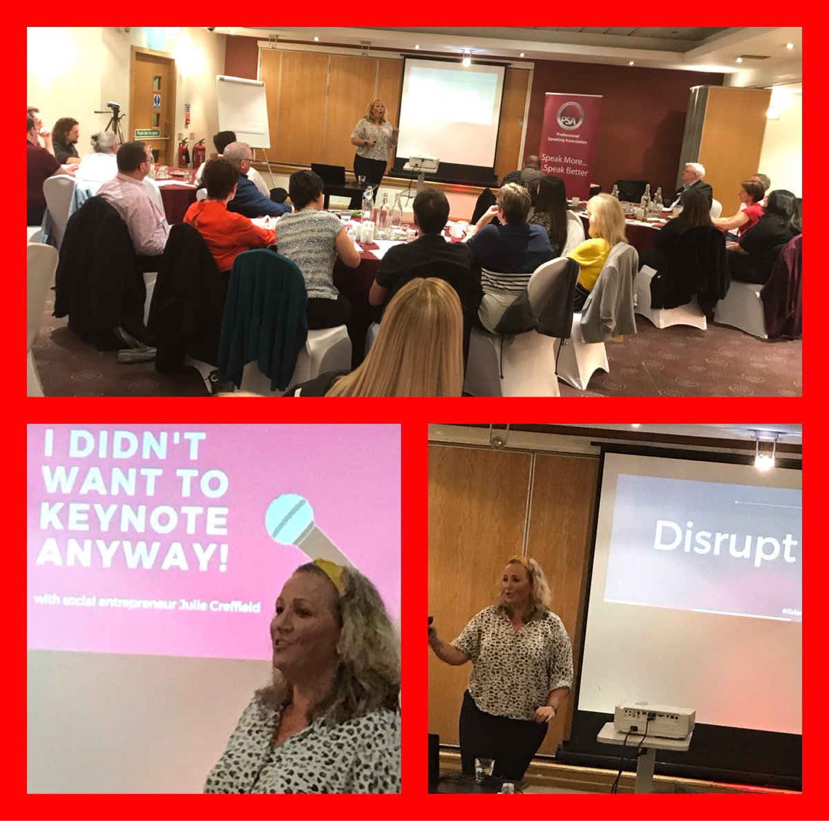 We have had some great speakers share how they have built their speaking business like <a href="/JulieCreffield/">Julie Creffield</a> who took us on a journey on how she has grown her tribes and been a serial entrepreneur #PSAUK #SpeakMoreSpeakBetter #BusinessSuccess #IBlameJulie