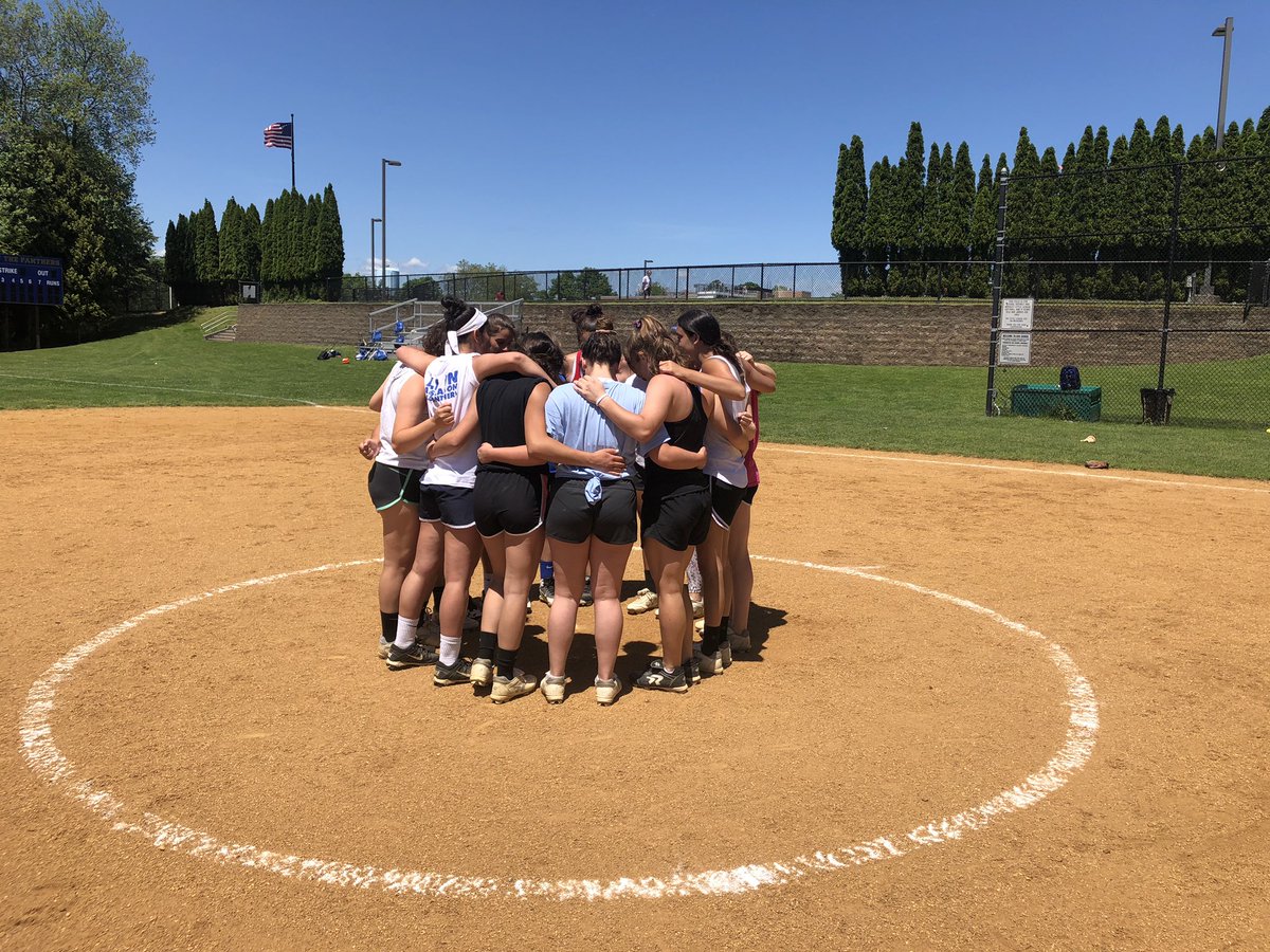 Lady Panthers putting in some work today to prepare for Sectional Semifinal game against Magnus. Wednesday,May 29th.
One team- One family.                     🥎💙🥎💙🥎💙🥎💙🥎