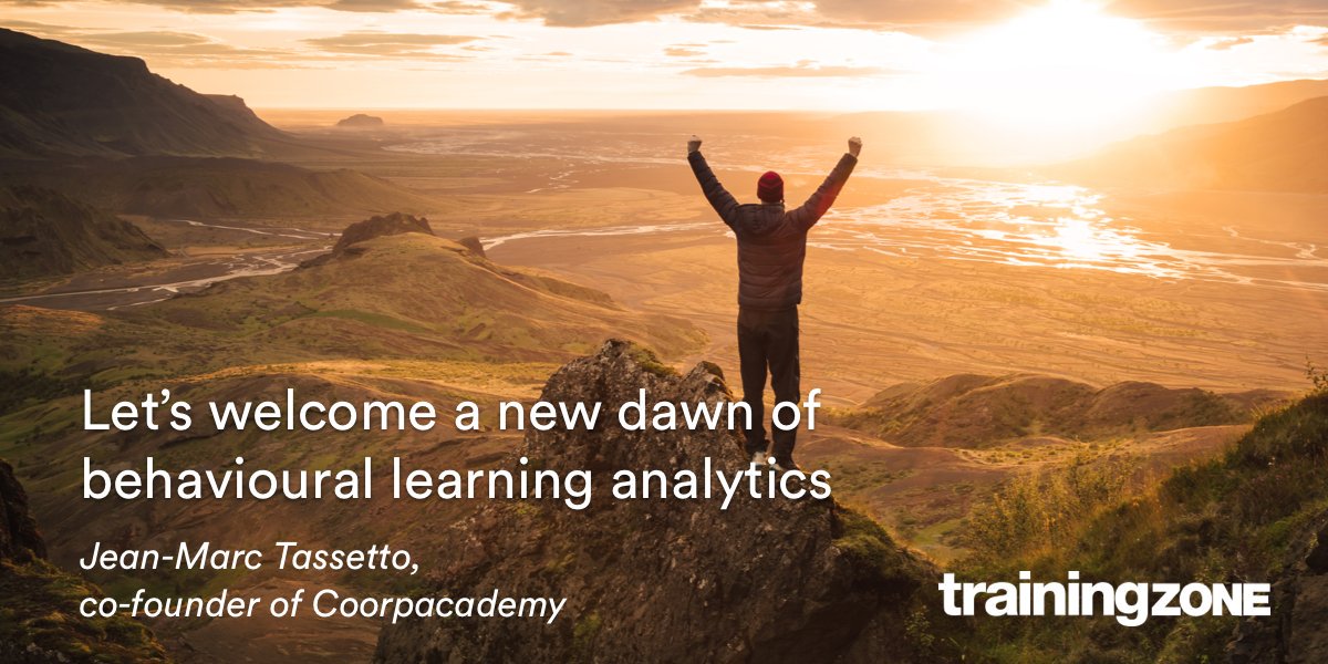 coorpacademy's tweet photo. Let’s welcome a new dawn of behavioural learning analytics, with #LearningExperiencePlatforms! Learn more in this article by Jean-Marc Tassetto, co-founder of Coorpacademy, published in @TrainingZone, the UK's leading #learning & development publication! https://t.co/djXQ2OOUgX https://t.co/4QIf7XMKjj