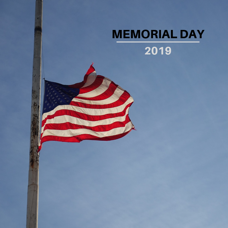 Wishing everyone a safe Memorial Day weekend and to take the time to remember those who have fought and died for our freedom. #WeRemember