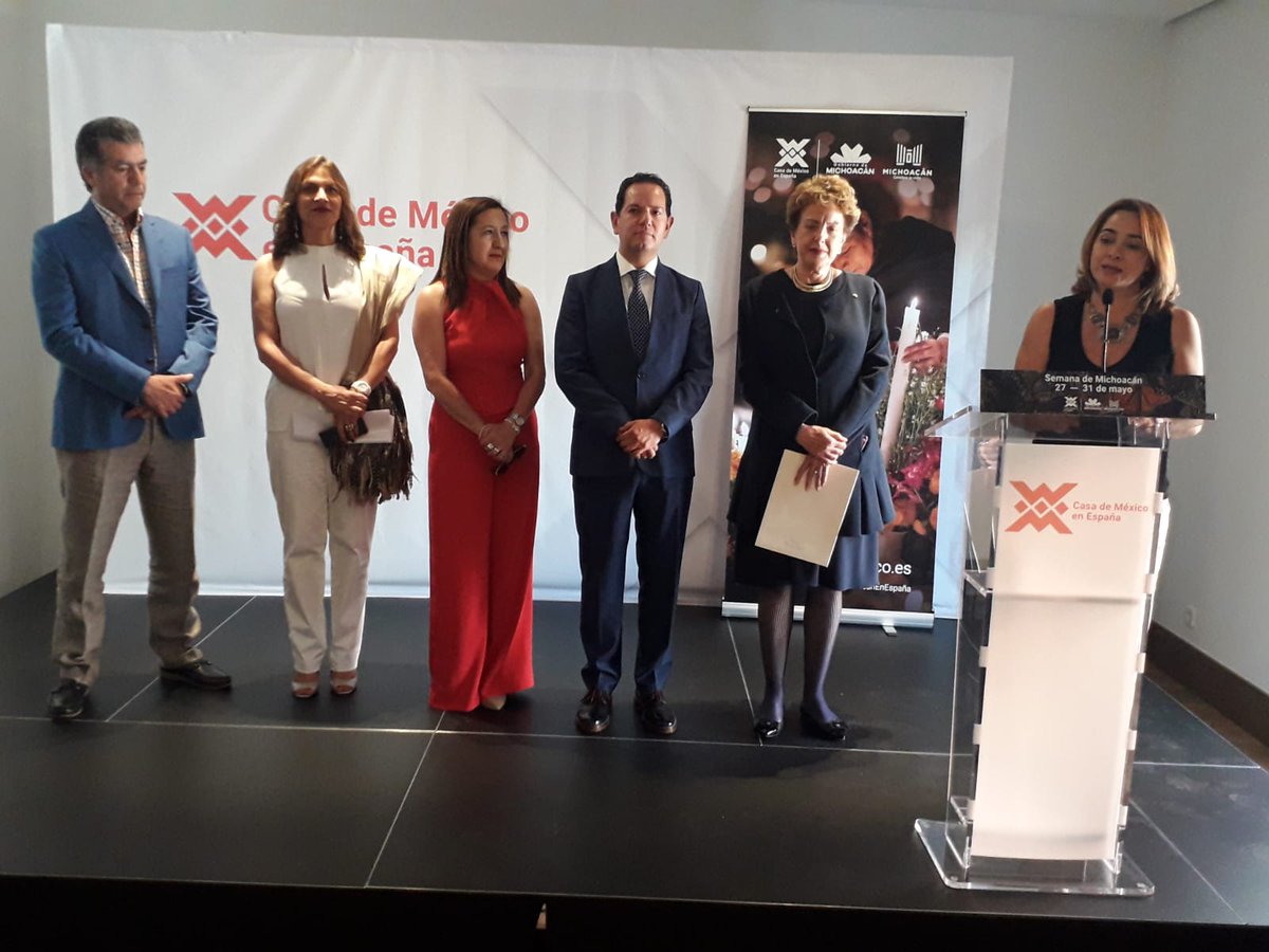casademexicoesp's tweet photo. Arranca la #SemanaDeMichoacán en #CasadeMéxico. Una semana para vivir, sentir, bailar, disfrutar y saborear al estado en el que se "Celebra la vida". Los esperamos del 27 al 31 de mayo.
  #MásMéxicoEnEspaña https://t.co/2cAUeZUIRm