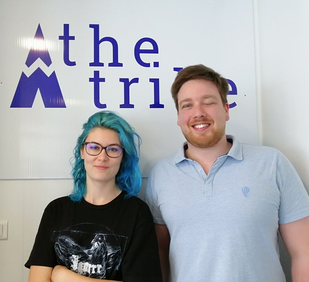 Ce mois-ci, on a intégré deux nouveaux guerriers à la tribu! Bienvenue à Alexandre et Agathe, développeurs React et NodeJs! 👏 
Ugh!