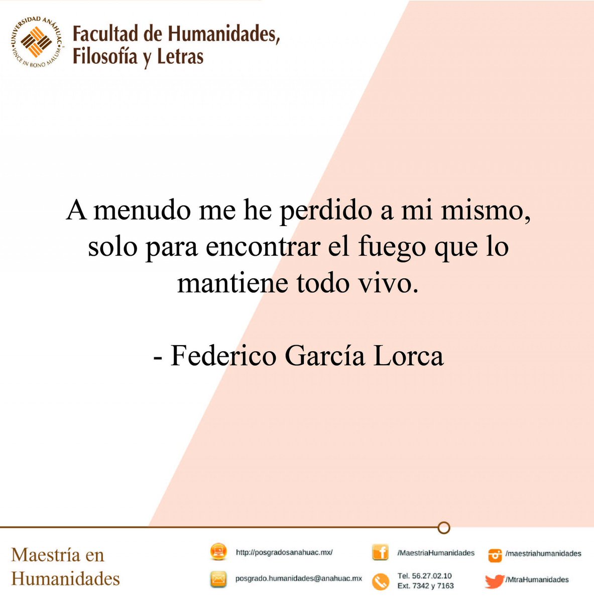 MtraHumanidades's tweet photo. ¡Buen inicio de semana! #citadeldía #Humanidades https://t.co/shG89rNakT
