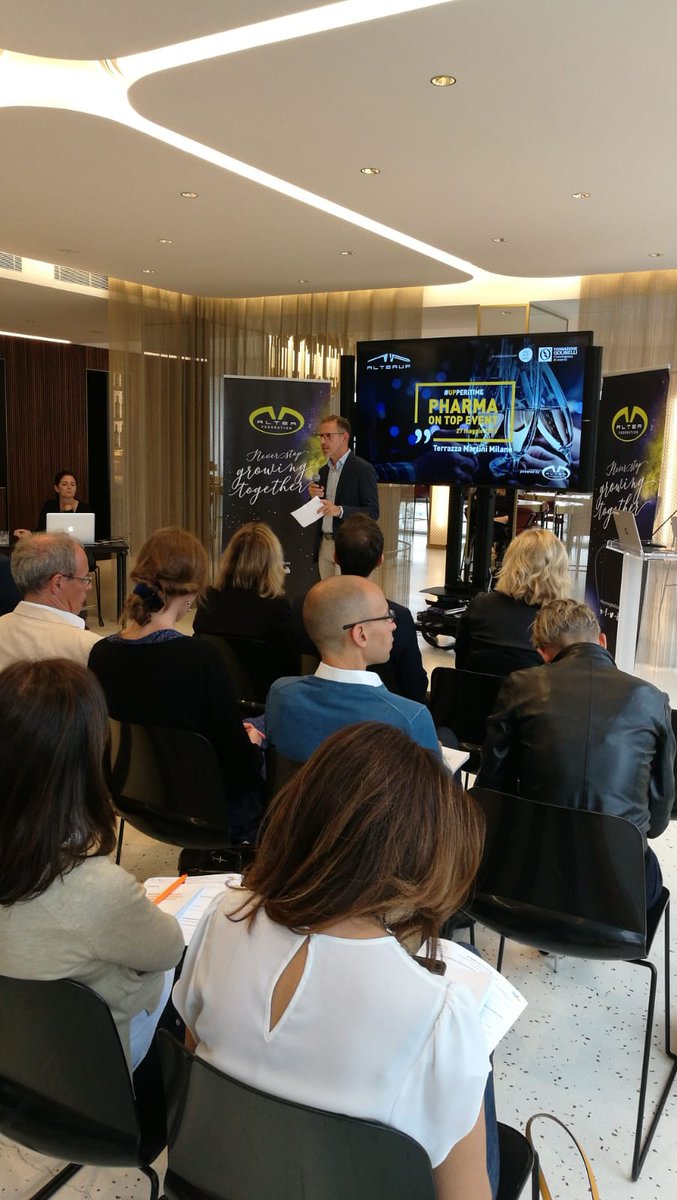 alteaupsrl's tweet photo. Roberto Gemma vi dà il benvenuto a Pharma On Top, l'evento dedicato alle tecnologie più disruptive del mondo Pharma #neverbeenfake #intelligentpharma #alteaup #alteafederation https://t.co/DuK1zO1Owm