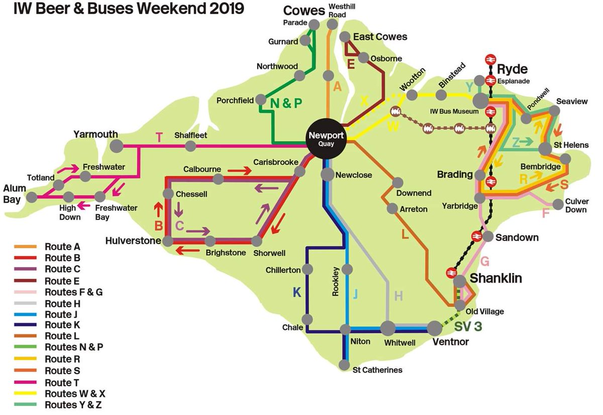 route map for #BeerandBuses2019 (12th & 13th Oct) we will shortly updat...