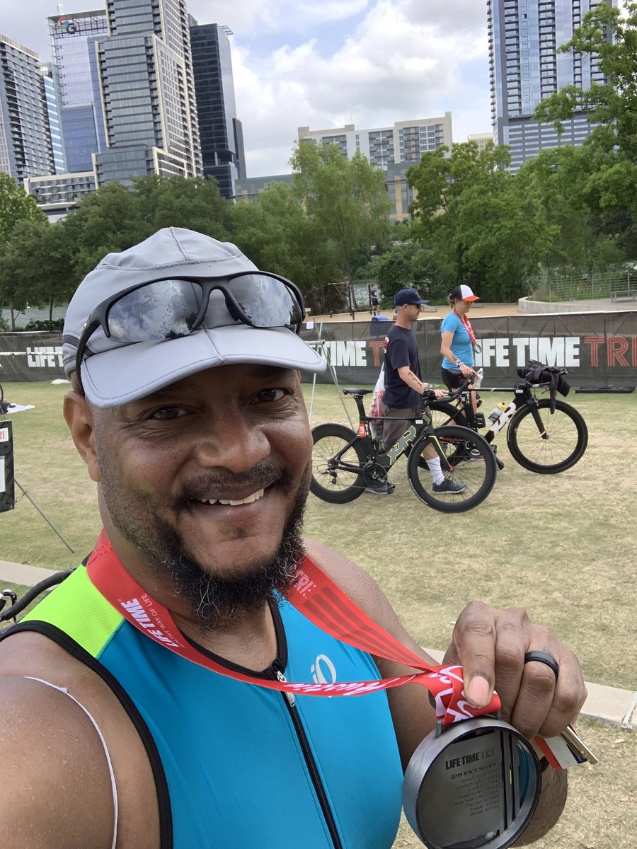 iGeauxRun's tweet photo. Considering I almost fainted  coming out of the water I’m happy with the results. #CapTexTri #BigGuyRunning https://t.co/6RzXUYFIe3