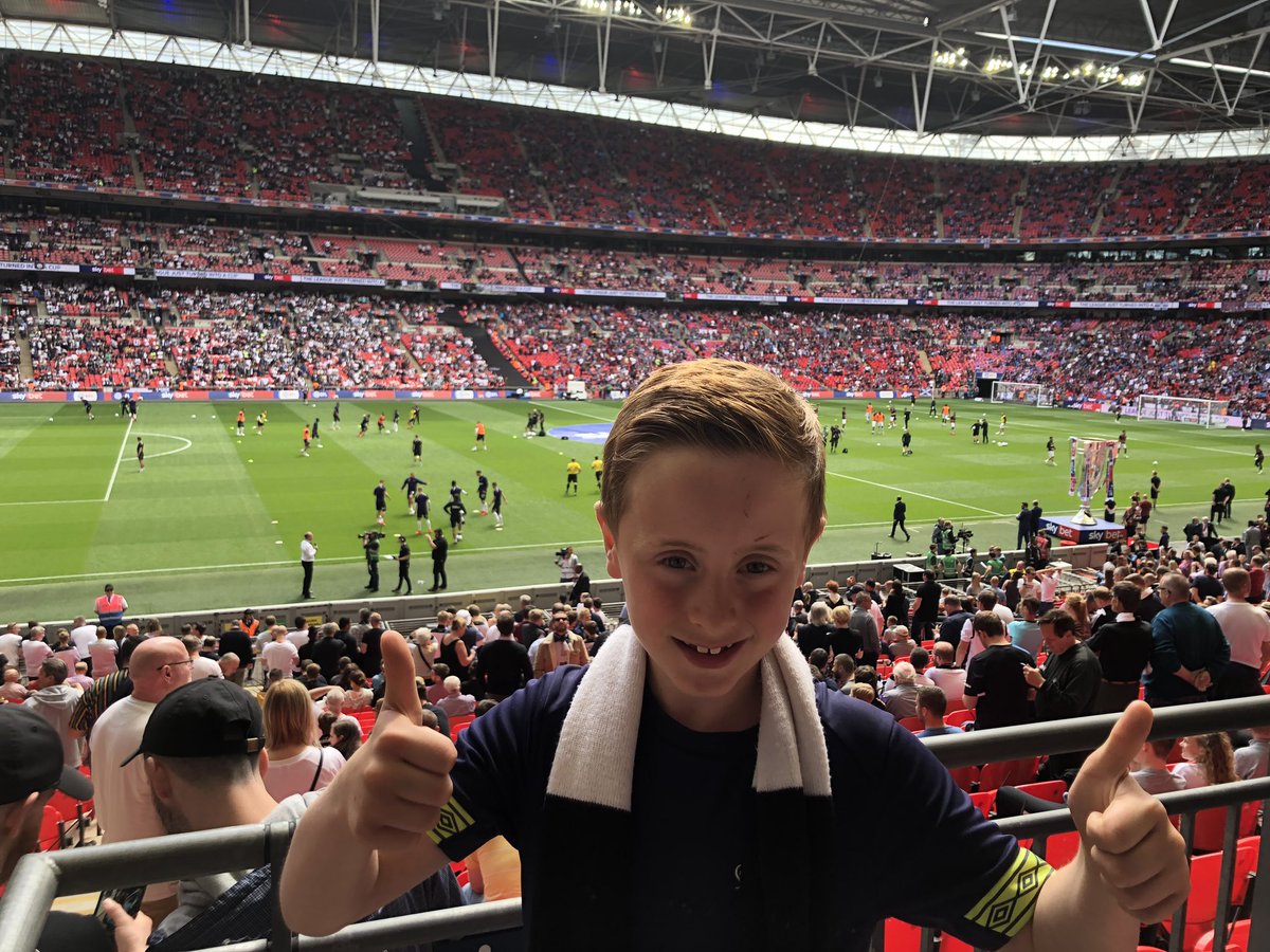 Based on the season and definitely on today we don’t deserve to go up but loads of enjoyment watching the Rams this year and a top day out at Wembley with my boy! That’s what it’s all about isn’t it!