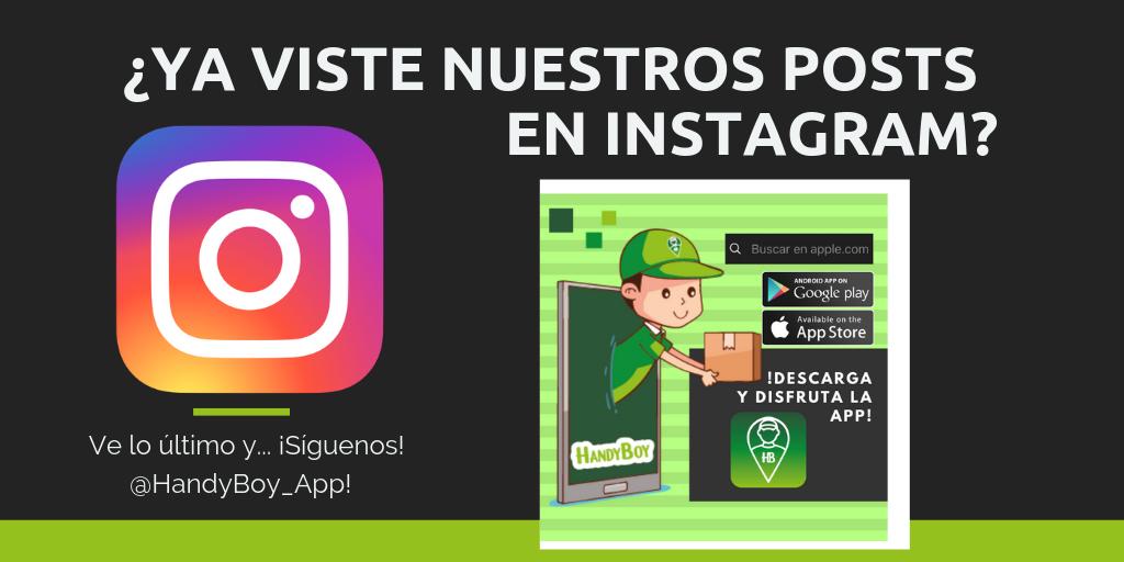HandyboyApp's tweet photo. ¿Ya nos sigues en instagram? No te pierdas de nuestras actualizaciones, síguenos en (@handyboy_app) https://t.co/bLsYJ1eKRG https://t.co/8ZphB9o0uc