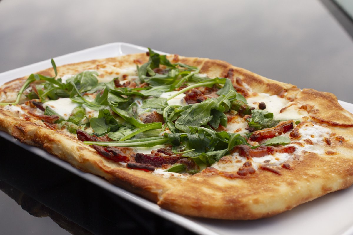AssemblyPHL's tweet photo. Memorial Day is meant to celebrated on the rooftop with our crispy asparagus bacon flatbread smothered in mozzarella, ricotta and arugula! #holidayvibes #memorialday #flatbread #assemblyphl https://t.co/QyvMWIHXyo