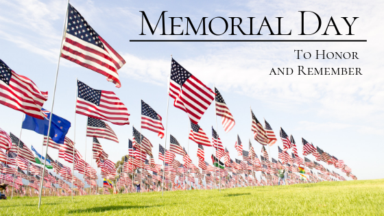 Memorial Day: To honor and Remember those who have fallen.
We thank you. 🇺🇸