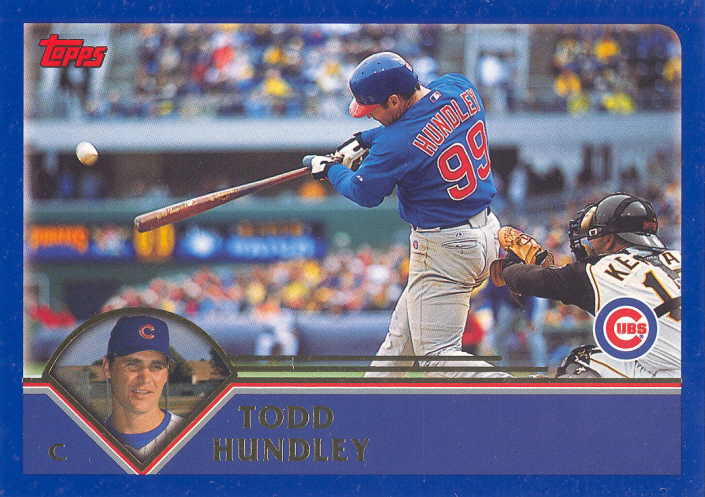 Happy Birthday, Todd Hundley. Todd played for the Cubs during the 2001 and 2002 seasons. 