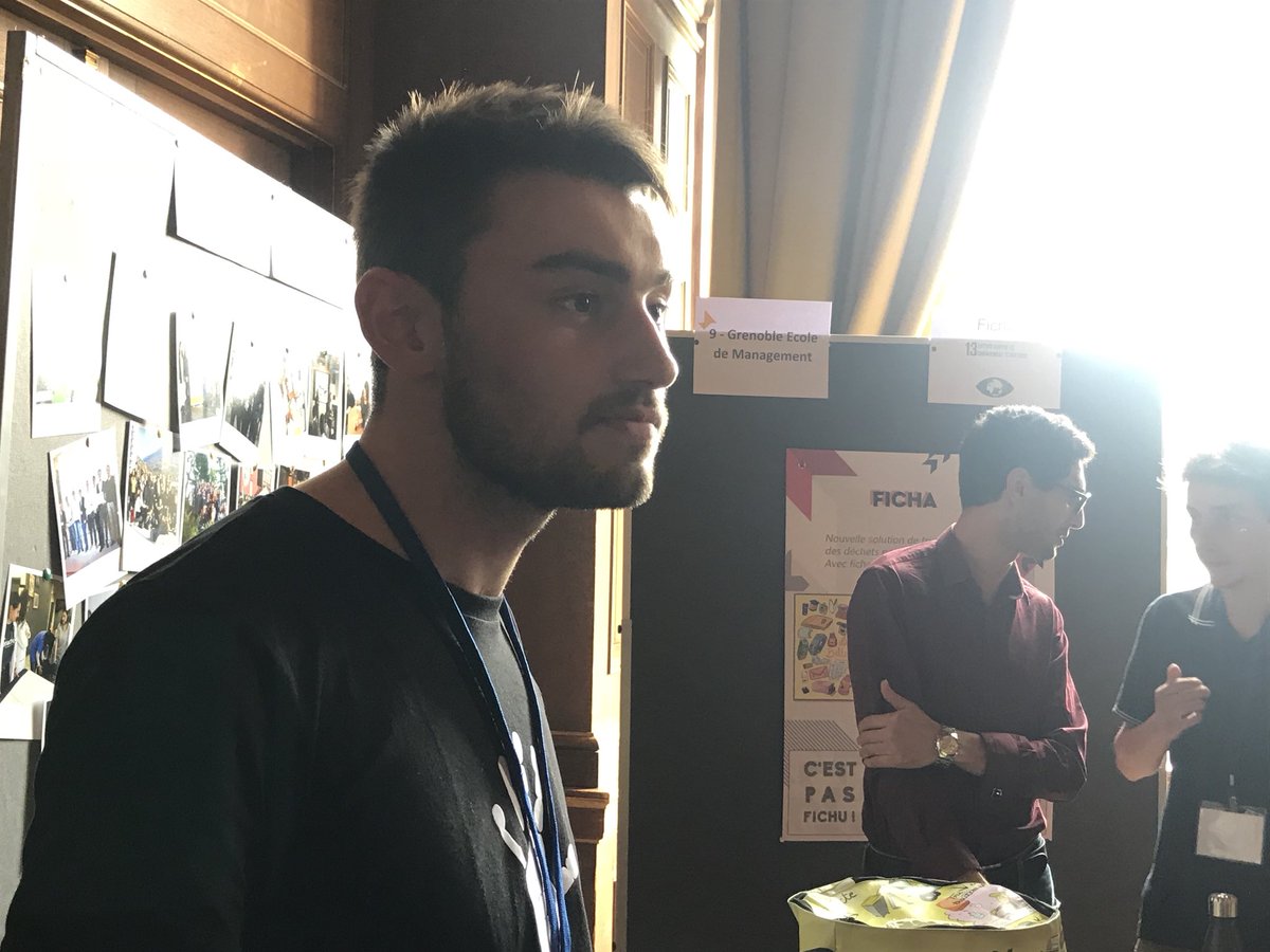 Nicolas_Janot's tweet photo. 🤔difficile d’être juré #enactusfestival2019 ! Entre #Ficha #Cheers #Sanco #Beyomb ou #PayeTonCompost des projets autour des #ODD. #innovations #sociales et #environnementales des étudiants !#socent #SAP4Good https://t.co/b8GPii8X5d
