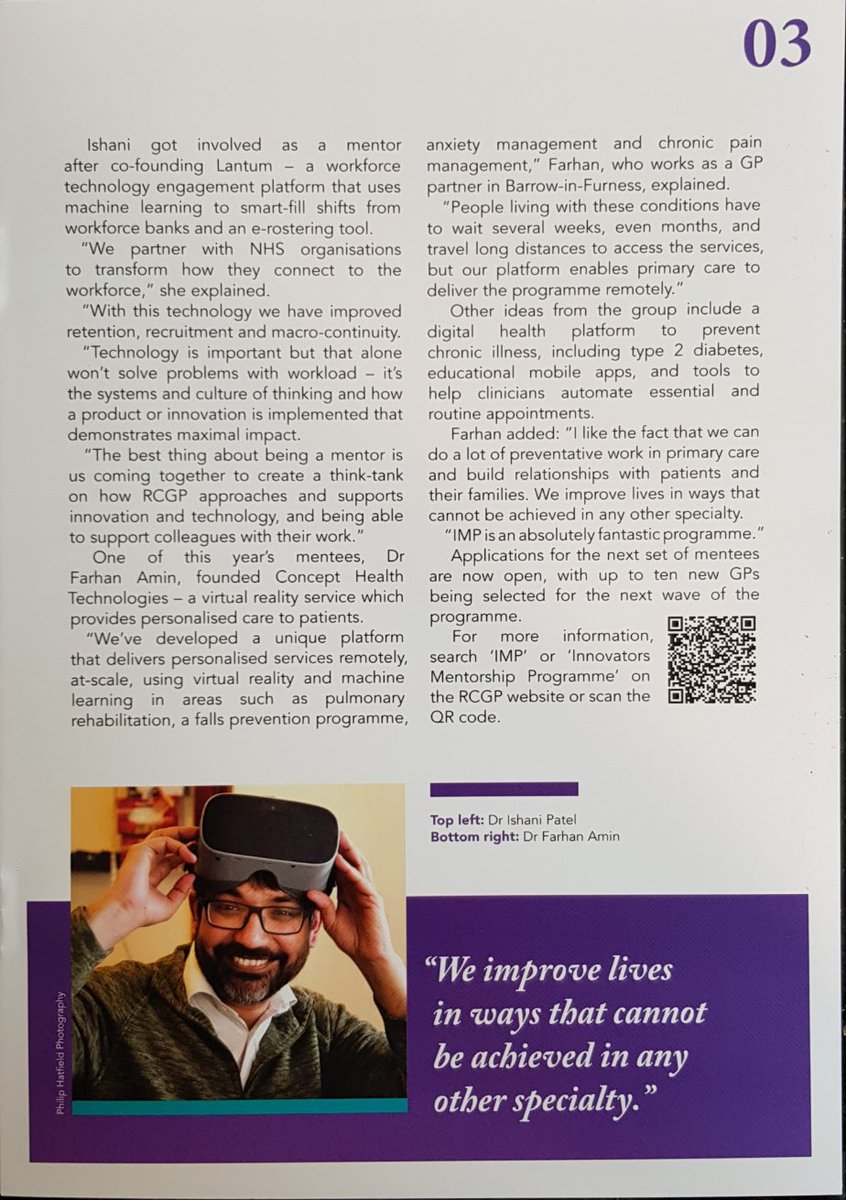 MFAminGP's tweet image. @rcgp #IMP supporting Tech in Primary Care

#TechMenifesto 

@MBResp @ShafiAhmed5 @annalise2406 @keithgrimes @MustBeMistry @Allpowersphysio @amcunningham @mandalou172