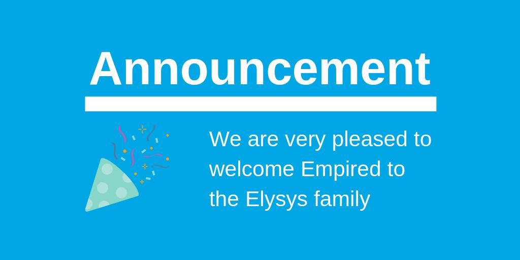 elysysnav's tweet photo. We are very pleased to welcome Empired to the Elysys family, representing #Elysys in Australia &amp; New Zealand.

Empired will help you use technology to enable better, more intelligent business.

Get in touch: https://t.co/aoyXW0cSTN

#FamilyOfficeSoftware #MsDyn365BC https://t.co/6UDsDnhqZD