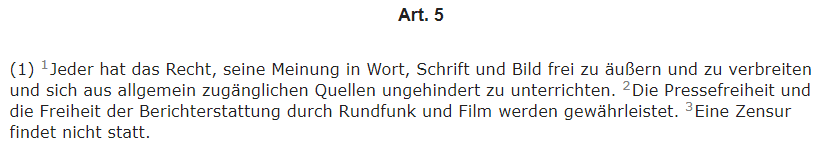 AliCologne's tweet photo. Liebe @AKK -  Die  Grundrechte der deutschen Verfassung haben für alle Geltung. Wenn sie damit Probleme haben, sollten Sie sich aus der Politik zurückziehen. #Zensur https://t.co/QhOHmKKTvq