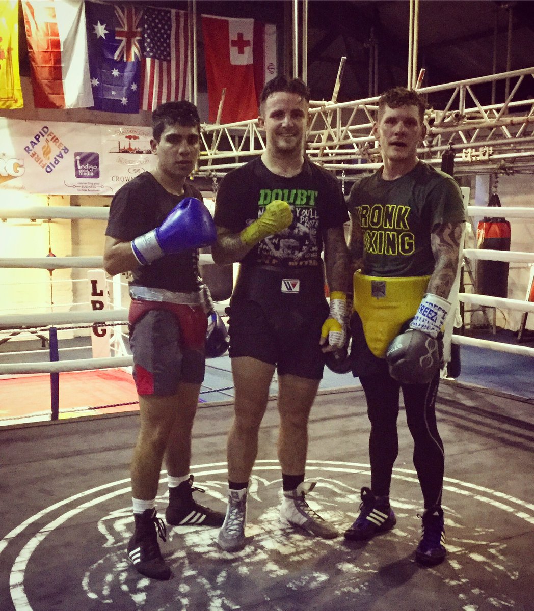 Sparring today at <a href="/KynochBoxing/">Kynoch Boxing</a> gym : <a href="/FarooqKash/">Kash farooq</a> @JordyMcx &amp; <a href="/LewisPaulin/">lewis paulin</a>