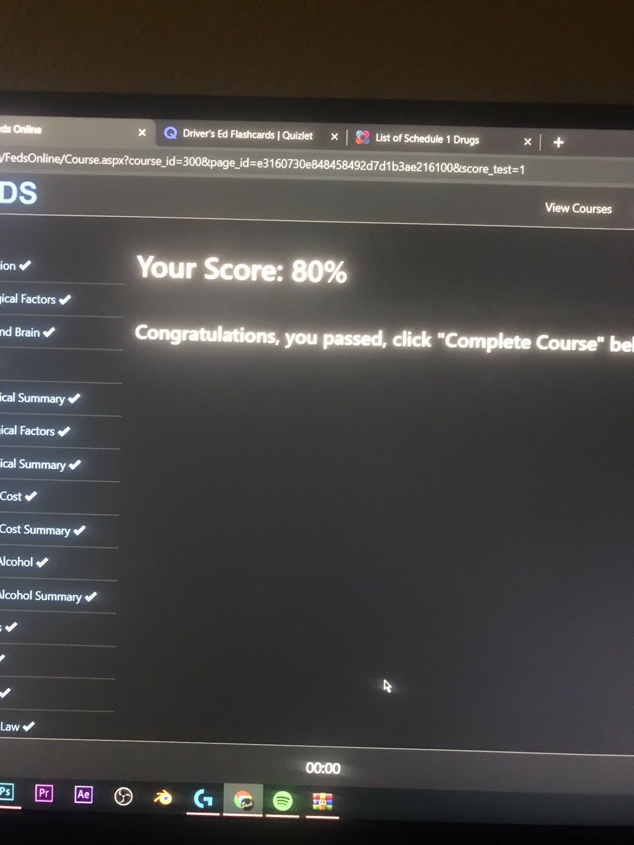 xexityALT's tweet photo. I JUST passed this shit for my drivers permit (You need an 80 to pass) https://t.co/Ag8HTfo5zg