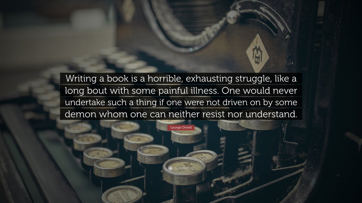 TeamStewart16's tweet photo. Really couldn't have said it better myself. I'm exhausting trying to write these books #writerslife #struggletowrite #AuthorLife #authorconfession https://t.co/E7t4H476xu