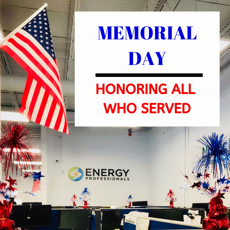 energypros_'s tweet photo. It is on Memorial Day we remember and honor those who risked their lives to protect us and our country. 
#MemorialDay #MemorialDay2019 #Energy #Professionals #Independence #MoreChoice #Less Waste #Honor #EnergyProfessionals https://t.co/4tzmts9D54