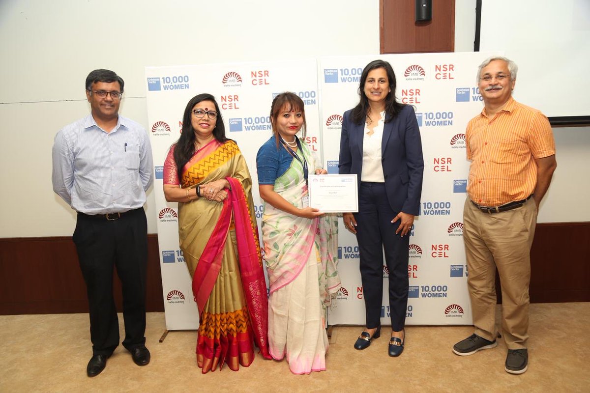 AmyAribam's tweet photo. successfully completed #EntrepreneurshipProgram by #IIMB @iimb_official sponsored by #Goldmansachs 👏 @GoldmanSachs 

It was a ocean of learning and got a chance to be mentored by best in the business

 #womenenterpreneur #womenownedbusiness #womeninbiz 

@AngellicAribam https://t.co/Cv6AqLfQW1