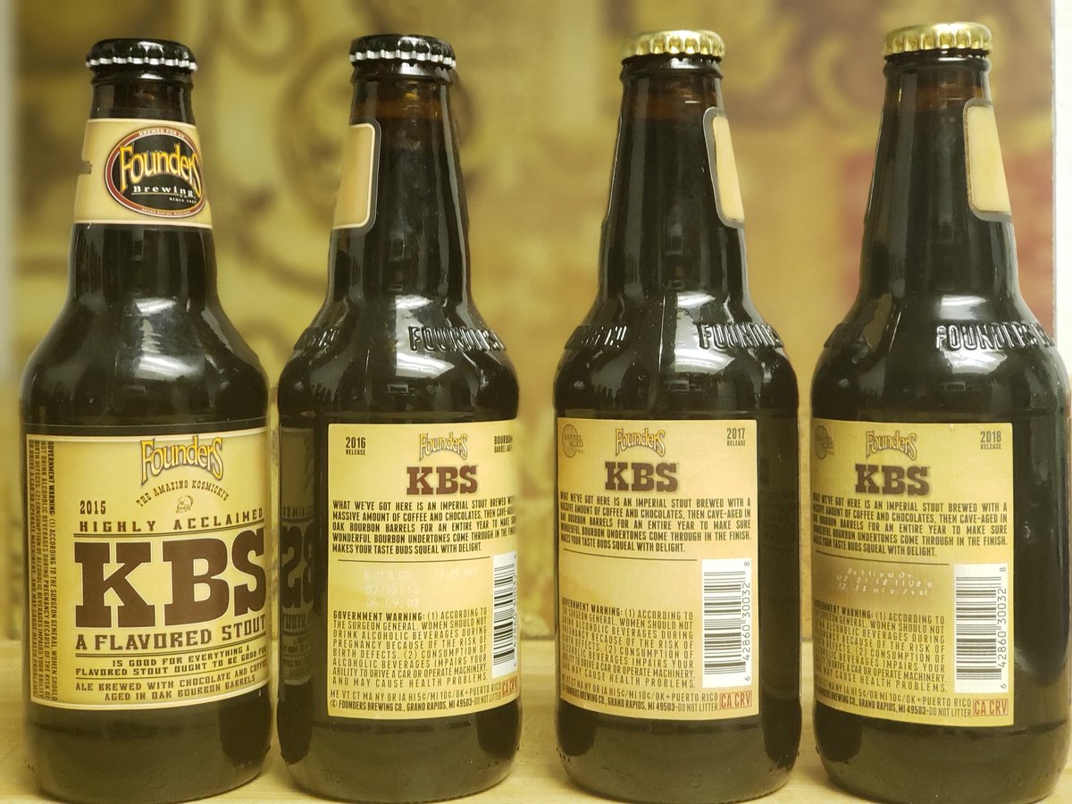 duje_on's tweet photo. Founders KBS 4year vertical 2015 - 2018 for sale. #KBS #beerstagram @foundersbrewing https://t.co/cusHVCraQD