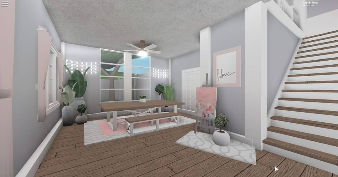 Code Rose On Twitter Cute Dining Room Entrance Pastel Farmhouse 147k Https T Co Xjmpuihlbs Roblox Bloxburg Welcometobloxburg Rbx Coeptus Https T Co A6de0rswa0 - cute living room roblox