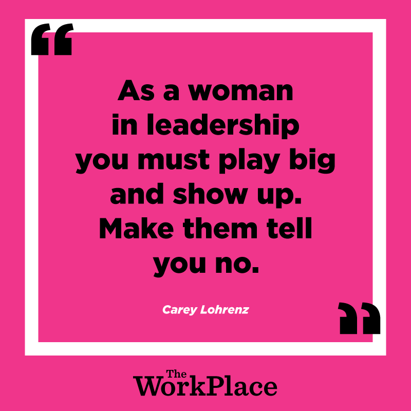 On this week's episode of The Work Place podcast, we speak with the Navy's 1st female F-14 fighter pilot, <a href="/CareyLohrenz/">Carey Lohrenz</a>! Listen as Carey shares her advice on how to lead as the only woman in the room. #womeninleadership #hr