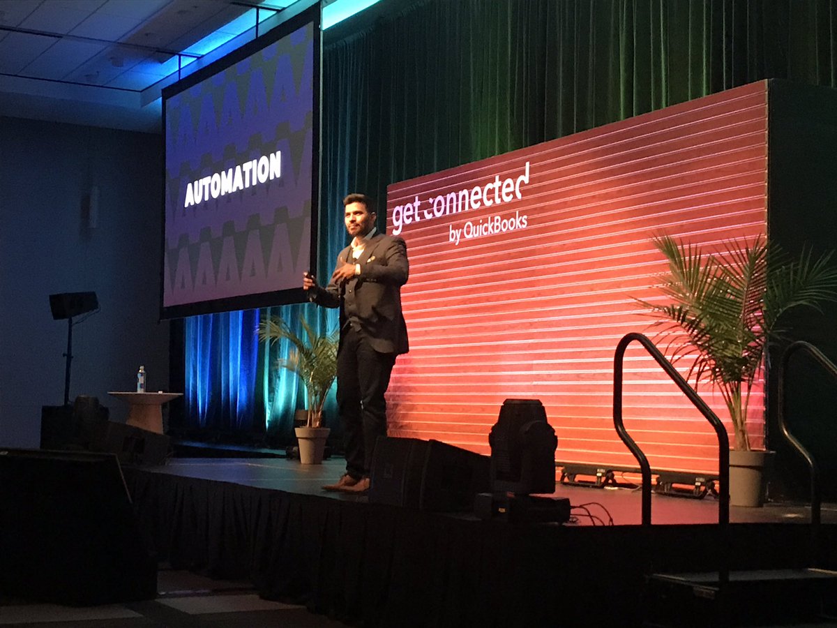 szandbergen's tweet image. .@ShawnKanungo sharing with the audience how automation will continue to change the role of accountants. #GetConnectedEdm