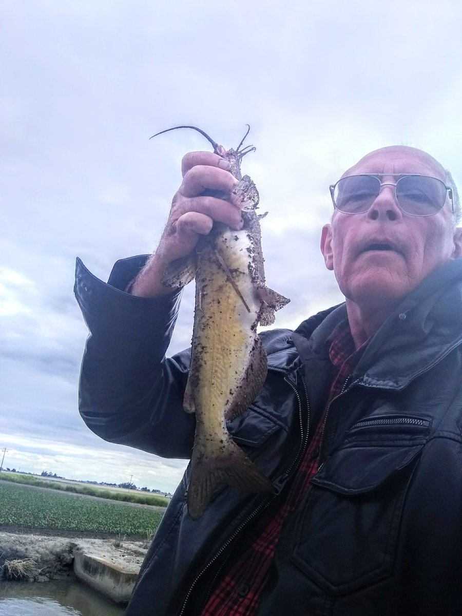 Fishing in the rain