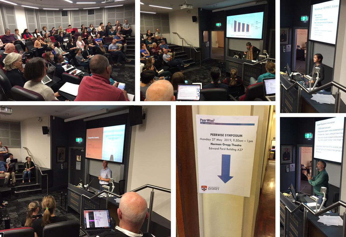 A really fantastic symposium on <a href="/peerwise/">PeerWise</a> at the University of Sydney on Monday - nine dynamic speakers and very interesting discussions.  Thanks to all who made this such a successful day! <a href="/SydneyEduInnov/">Teaching@Sydney</a> sydney.edu.au/education-port…