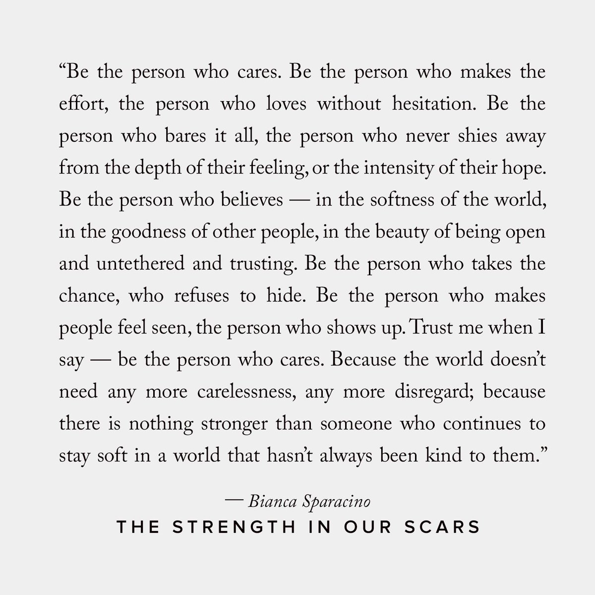 Be the person who cares.

bit.ly/2EzABbE