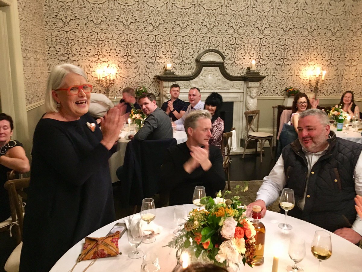 Remebering the legacy of Myrtle Allen with <a href="/darinaallen/">Darina Allen</a> @ChapterOneDub <a href="/CorrigansFood/">Richard Corrigan</a> 
Core value to Euro-toques is the sense of community. Great day of sharing with like-minded people. #chefsmeetproducers #tastetheisland