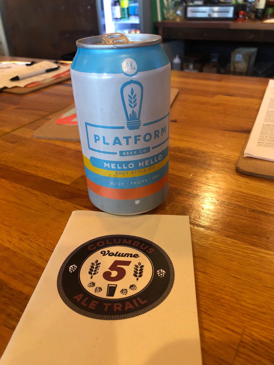 pdub1492's tweet photo. Ale trail stop 5. @CbusAleTrail @PlatformBeers @btookephelps1 #mellohello https://t.co/204g9WPOGl