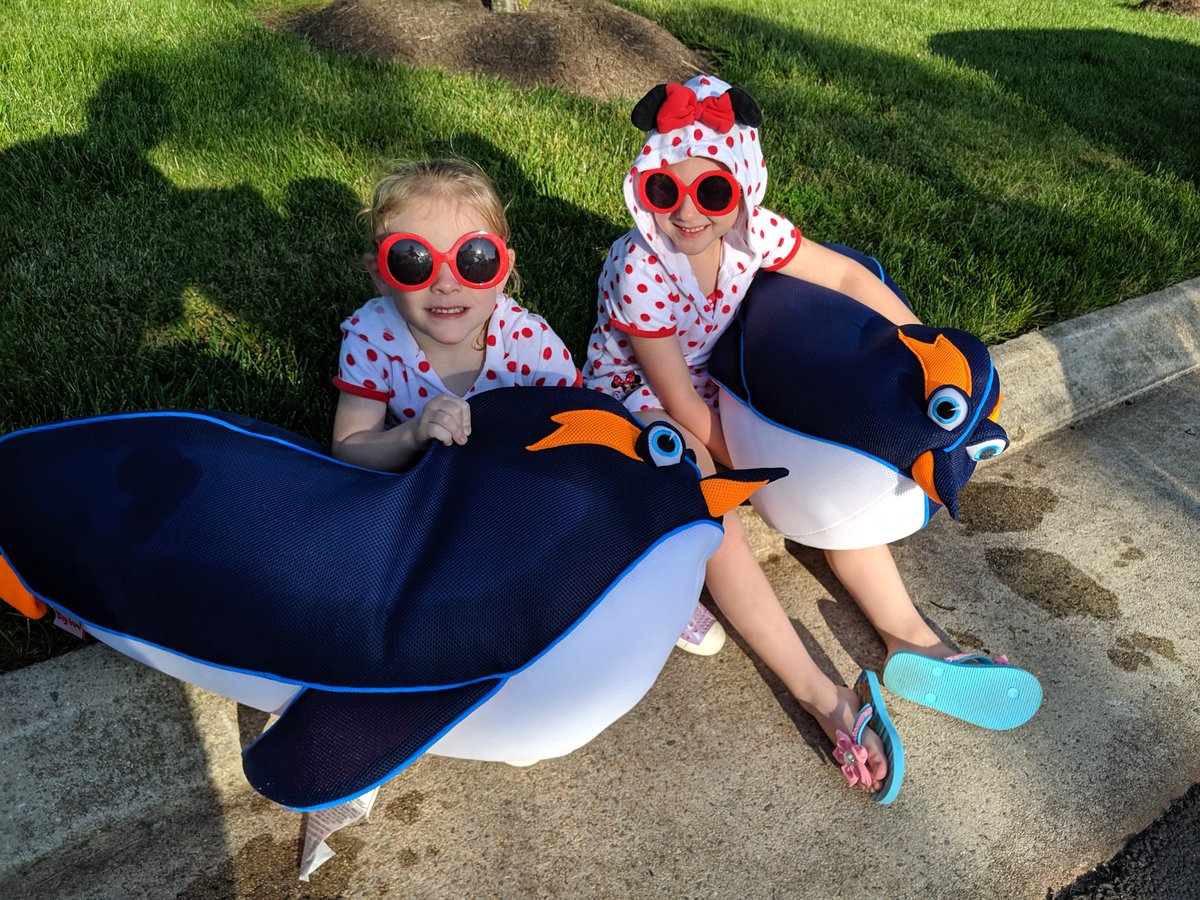 Jayroo5245's tweet image. This #MemorialDay we added two new floaties to our pool family. Meet "Rosie" (on the right) and "Flupper" on the left. 

I can't tell you how long I tried to get my 3 year-old to change "Flupper"'s name to #Flutter

Sorry @timsneath Pretty sure I dont get to make #PoolRules 😀