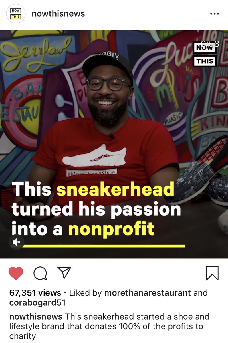 EdwardBogard's tweet photo. When you’re randomly scrolling through IG &amp; noticed that you’re trending on @nowthisnews ! ☝️ Thanks for the love! 🙏 @SoGiv #ChangingTheWorldThroughAShoe 🌎 👟 @TheEllenShow @Oprah @OWNTV @NBCNews @NBCNightlyNews @CNN @CNNHeroes @WendyWilliams @TODAYshow @GMA @ABC @ABCWorldNews https://t.co/zWktFzsEqG