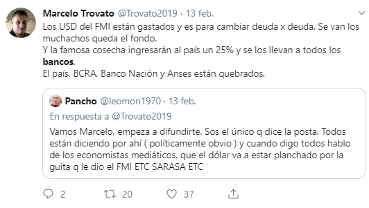 TodoExplota's tweet photo. Del grafico de @abueloeconomico podemos ver más de nuestro ídolo.
Bancos llenos de guita y cosecha decepcionante.

Siempre pifiando
Nunca impifiando https://t.co/LVODr7oTpp