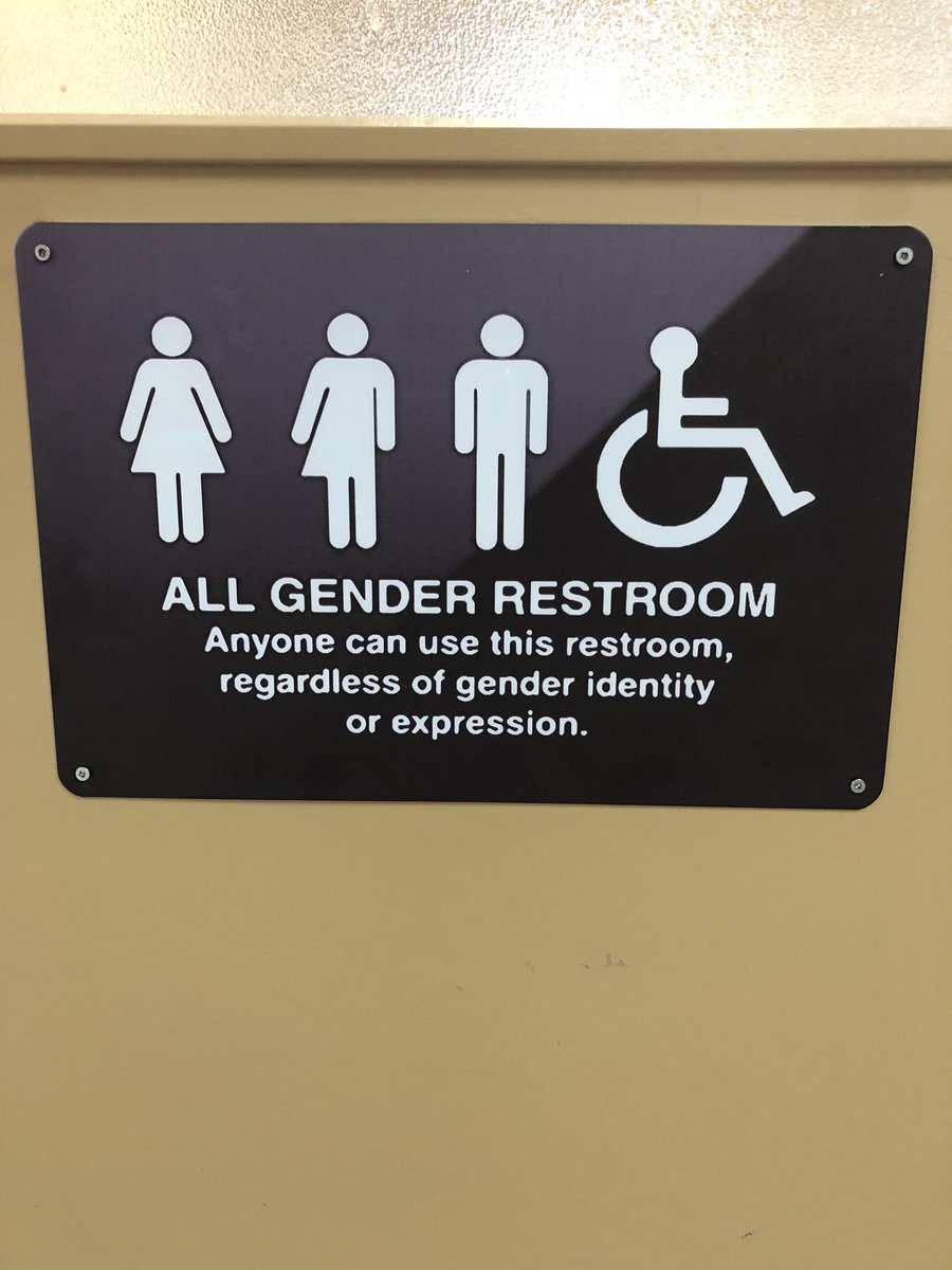JackMacKenzie_S's tweet photo. Congratulations Coyotes, we have our first All Gender Washroom! Thank you GSA members for your leadership! @RegPublicSchool #diversity #kindness #dignity https://t.co/td6OmzpN19