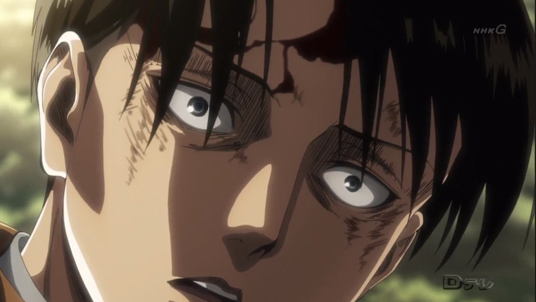 OCCASUSH's tweet photo. Levi has a trademark “I’m losing someone important” face and it keeps getting worse and I want to die. https://t.co/fBG3DAokpl