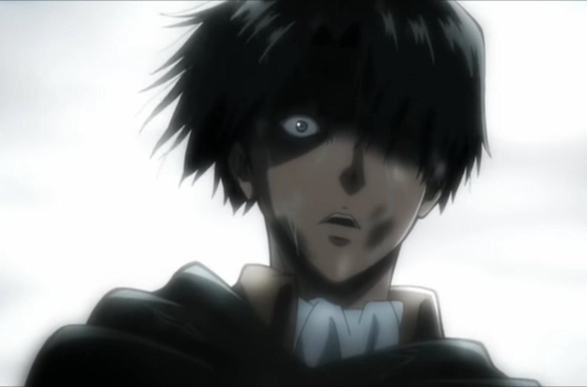 OCCASUSH's tweet photo. Levi has a trademark “I’m losing someone important” face and it keeps getting worse and I want to die. https://t.co/fBG3DAokpl