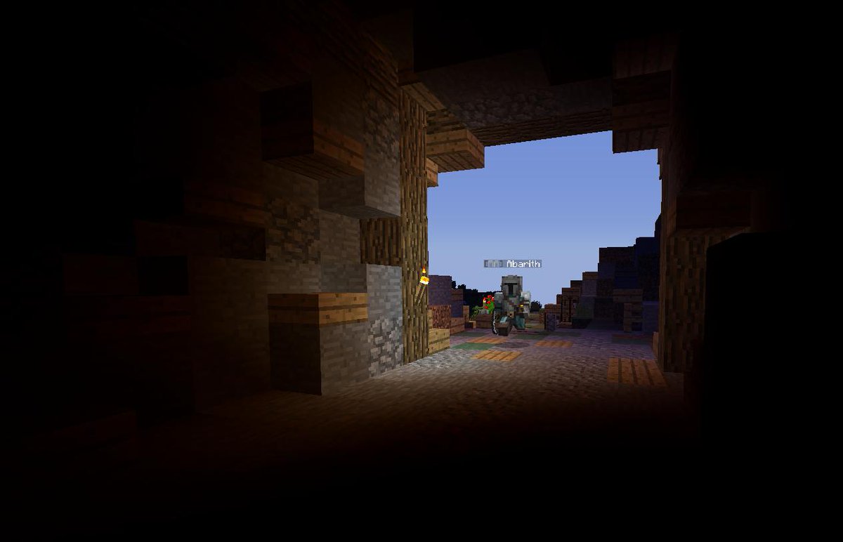 TeamNativePC's tweet photo. Daar ging hij met zijn houweel in de mijn. 
Hij heeft wat gevonden maar wat zal dit zijn?
#PlanetCraft https://t.co/fJ9saS1rBq