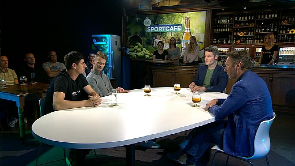 De laatste #tvlsportcafe van het seizoen, maar wel eentje om niet te missen!
Onze gasten zijn:
⚽️ de doelman van <a href="/realmadrid/">Real Madrid C.F.</a>: <a href="/thibautcourtois/">Thibaut Courtois</a> 
🏐 de bondscoach van <a href="/belreddragons/">Belgian Red Dragons</a>: <a href="/BrechtVK/">Brecht Van Kerckhove</a> 
Analist: <a href="/StefWijnants/">Stef Wijnants</a> 
📺<a href="/tvlbe/">TV Limburg BE</a>
⏰21u &amp; 23u